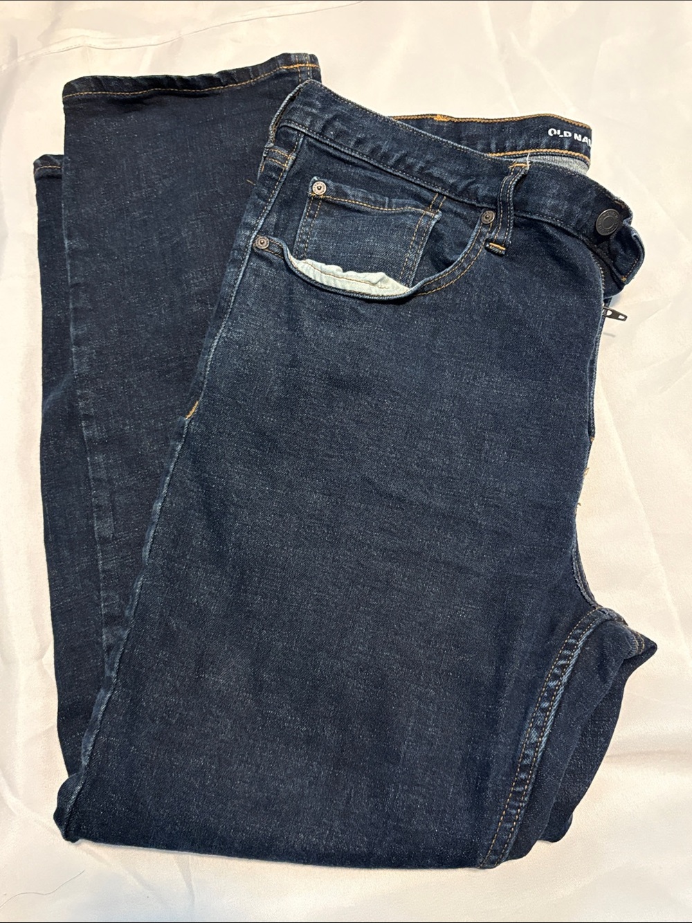 Old Navy Men's Indigo Straight Jeans 38X30